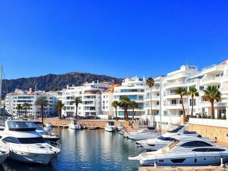 Benalmádena on the Spanish coast