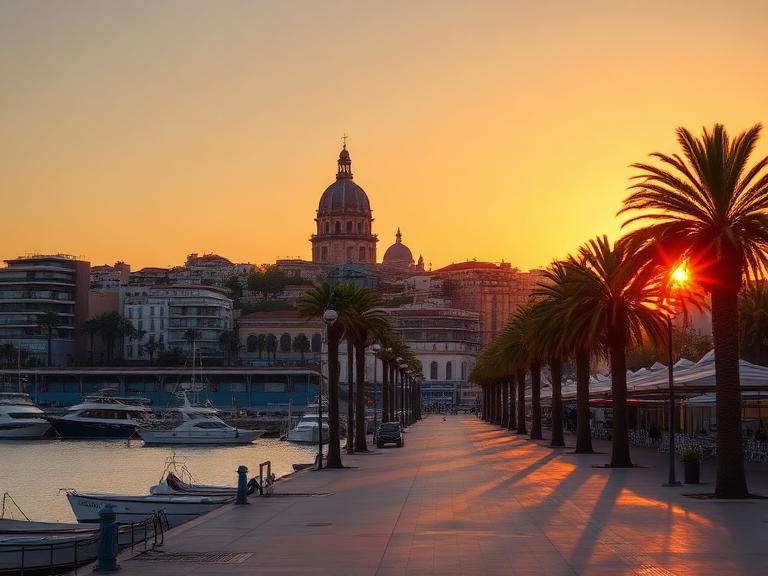 Málaga on the Spanish coast